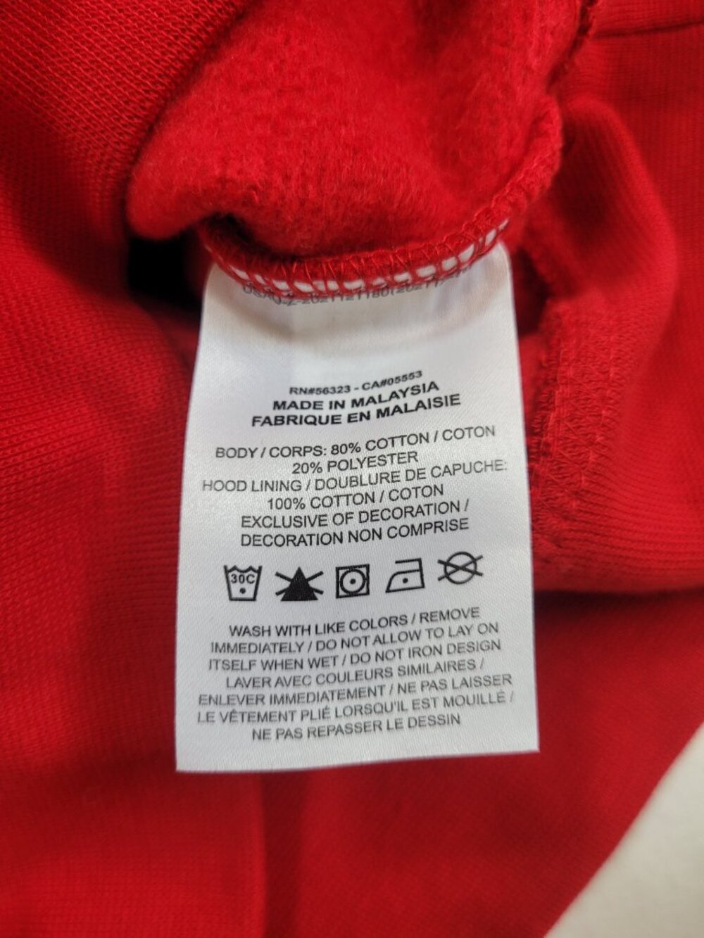 Jordan Pullover Hoodie Jumpman Gym Red Mens Small NEW Streetwear - Picture 8 of 9
